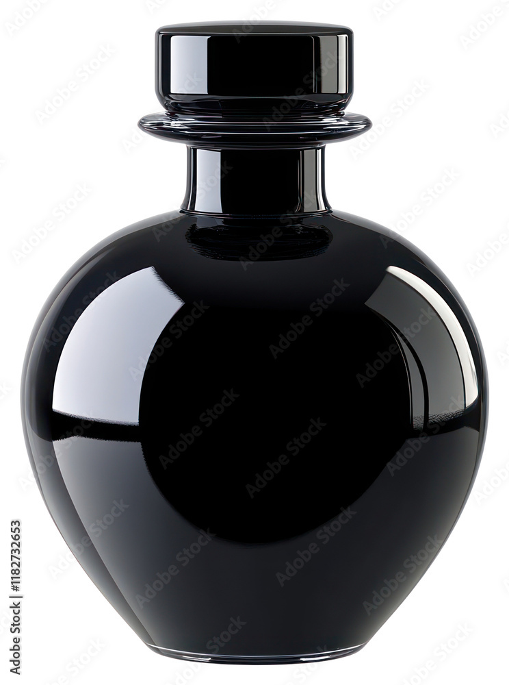 PNG A black luxury perfume bottle cosmetics fragrance pottery. PNG A black luxury perfume bottle cosmetics fragrance pottery.
