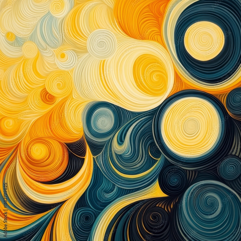 Abstract Swirling Patterns: A Dynamic Visual Display of Intricate Spiral Designs Abstract Swirling Patterns: A Dynamic Visual Display of Intricate Spiral Designs