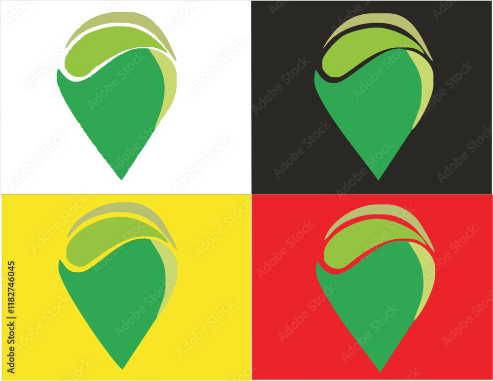editable Green logo.eps with coloured background editable Green logo.eps with coloured background