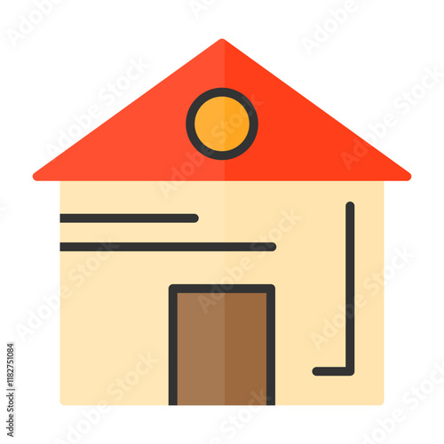 Home Flat Style Icon