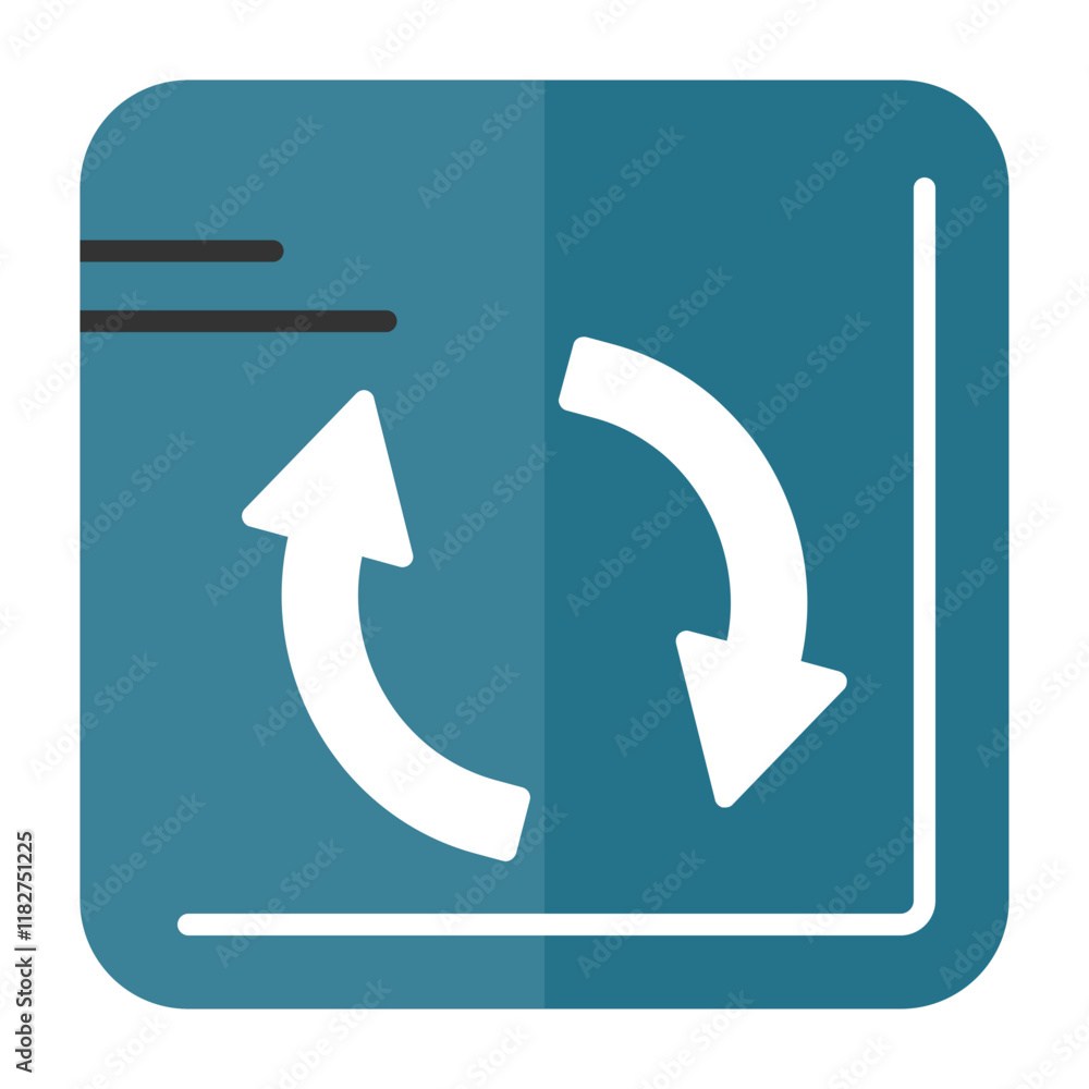 Refresh Flat Style Icon Refresh Flat Style Icon