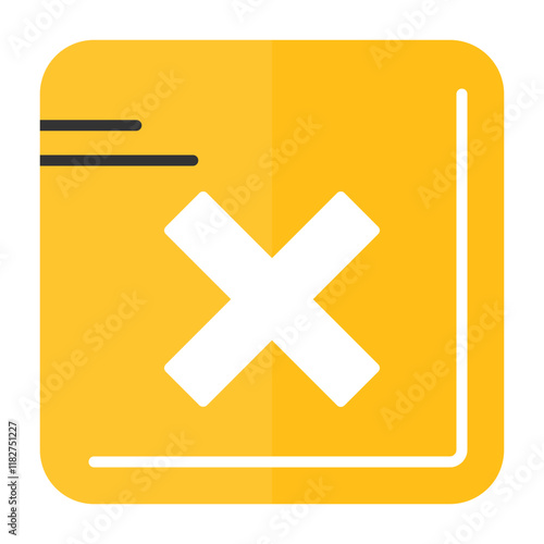 Cross Flat Style Icon