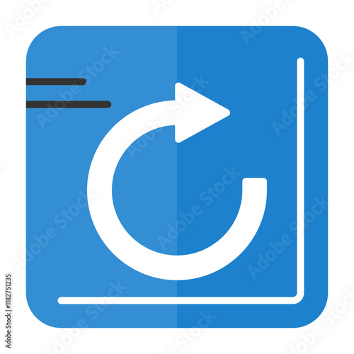 Undo Flat Style Icon