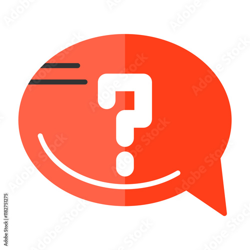 Help Flat Style Icon