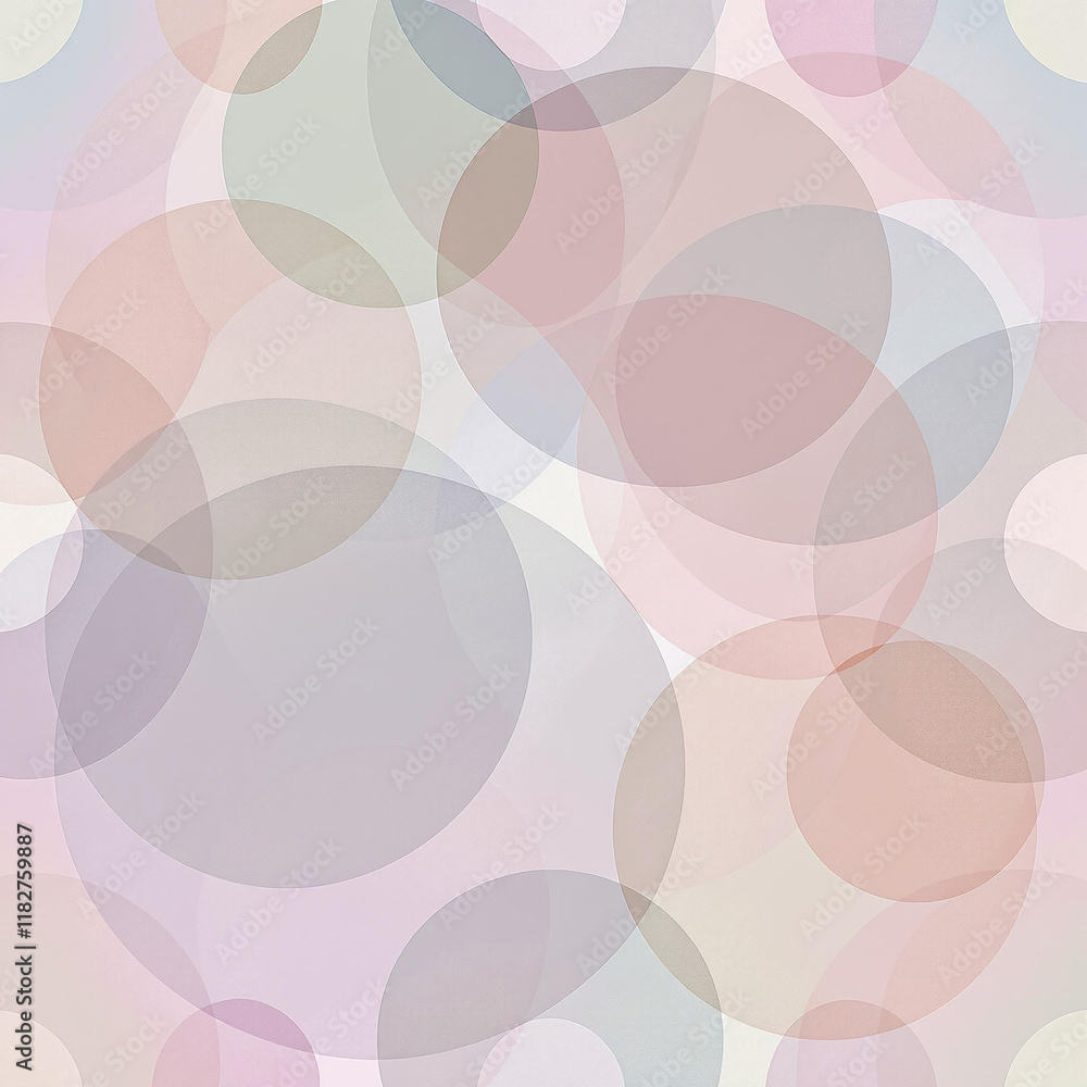 Abstract Geometric Patterns with Overlapping Transparent Shapes and Soft Color Palettes Abstract Geometric Patterns with Overlapping Transparent Shapes and Soft Color Palettes
