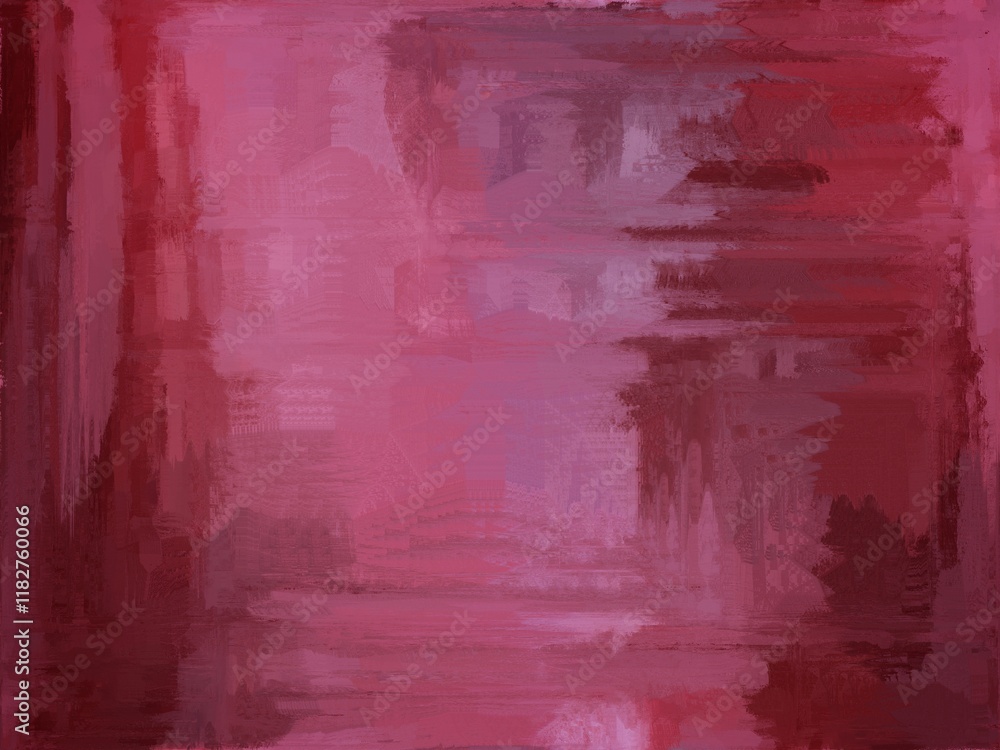 Abstract painted background in shades of deep pink and burgundy Abstract painted background in shades of deep pink and burgundy