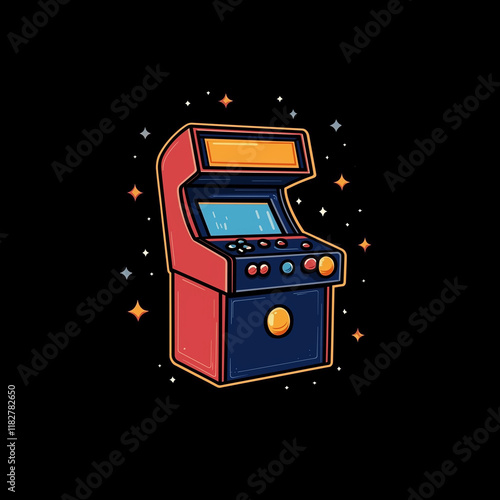 Logo Retro Gaming Arcade Captures