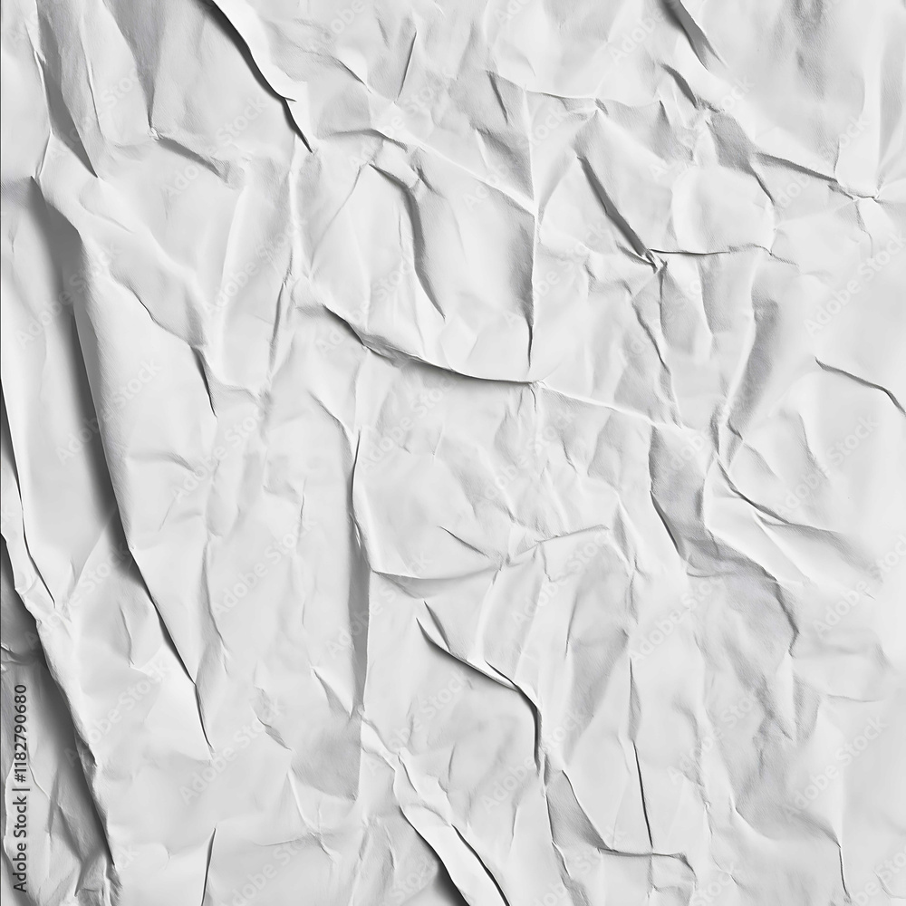 Fototapeta premium wrinkled white paper texture