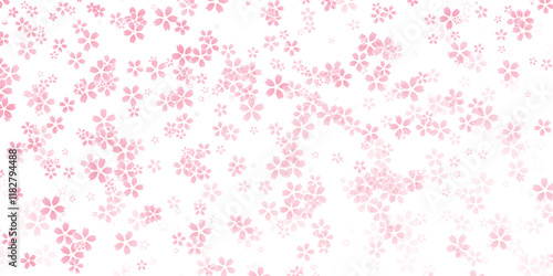 和柄　桜　春　背景