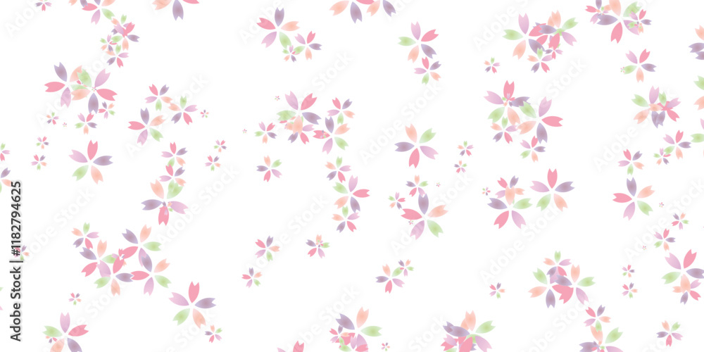 和柄 桜 春 背景 和柄 桜 春 背景