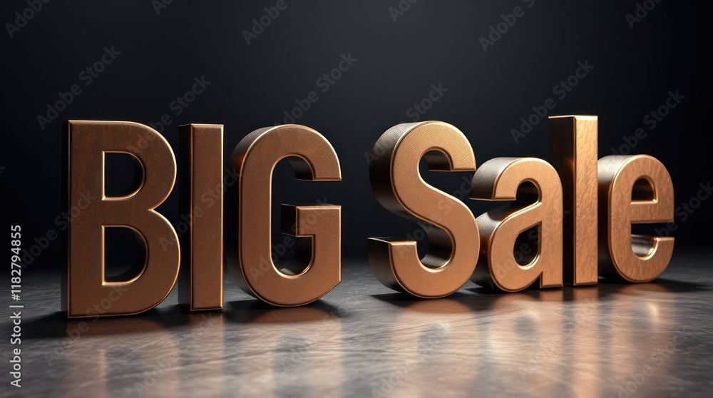 Golden 3D words Golden 3D words