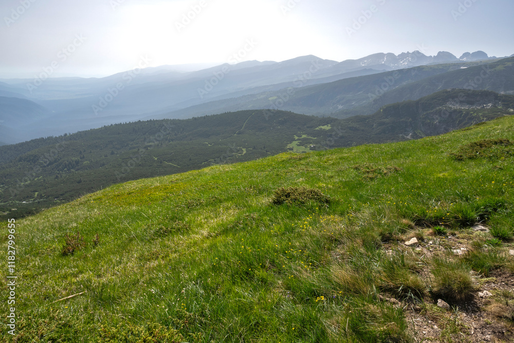 Fototapeta premium Rila Mountain around The Seven Rila Lakes, Bulgaria