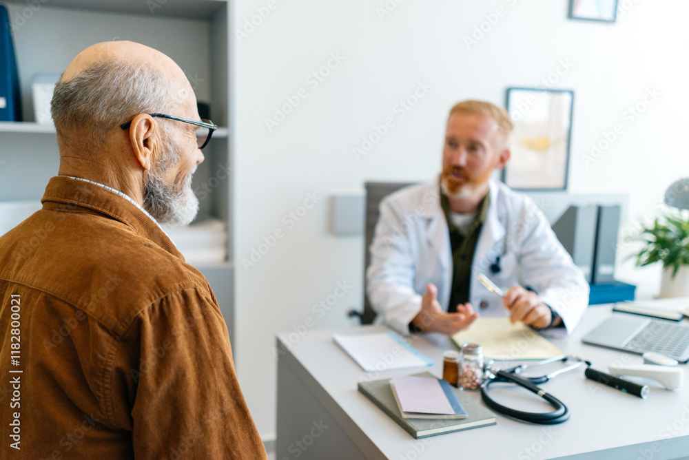 A man at a doctor's appointment A man at a doctor's appointment