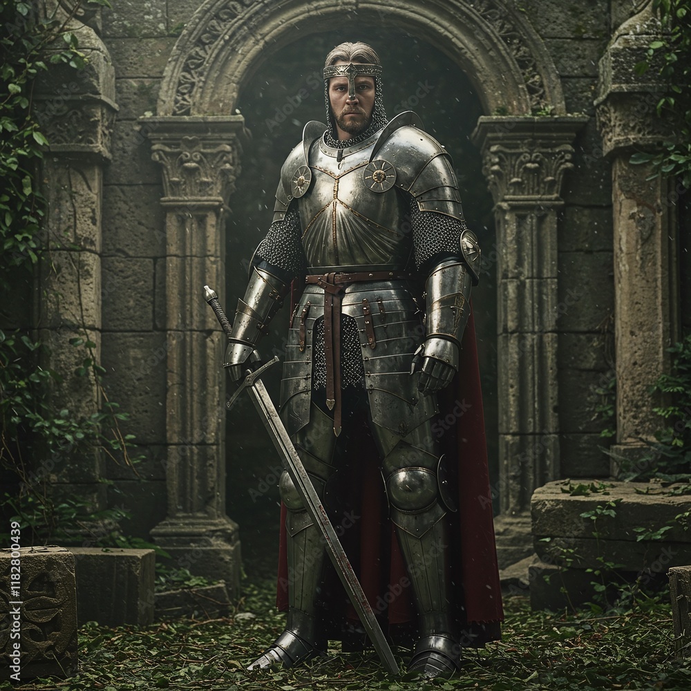 Fototapeta premium knight in armour