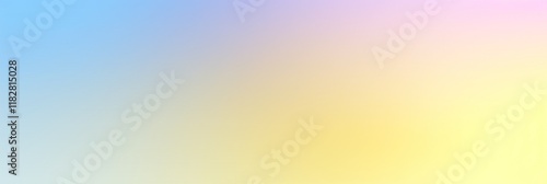 Color gradient background, abstract pastel rainbow. Light blue yellow color gradation, pink noise texture blur perfect for dynamic and creative backgrounds