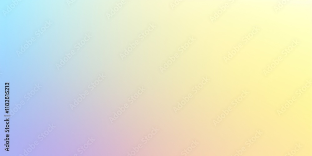 Fototapeta premium Color gradient background, abstract pastel rainbow. Light blue yellow color gradation, pink noise texture blur perfect for dynamic and creative backgrounds