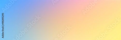 Color gradient background, abstract pastel rainbow. Light blue yellow color gradation, pink noise texture blur perfect for dynamic and creative backgrounds