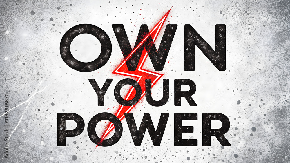 Naklejka premium own your power