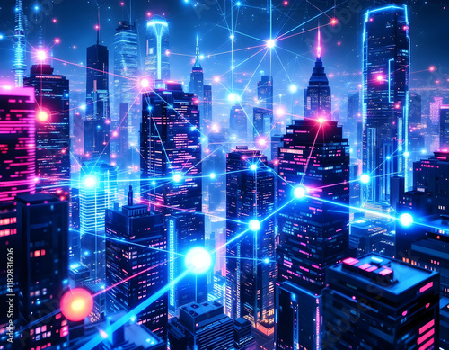 futuristic cityscape 