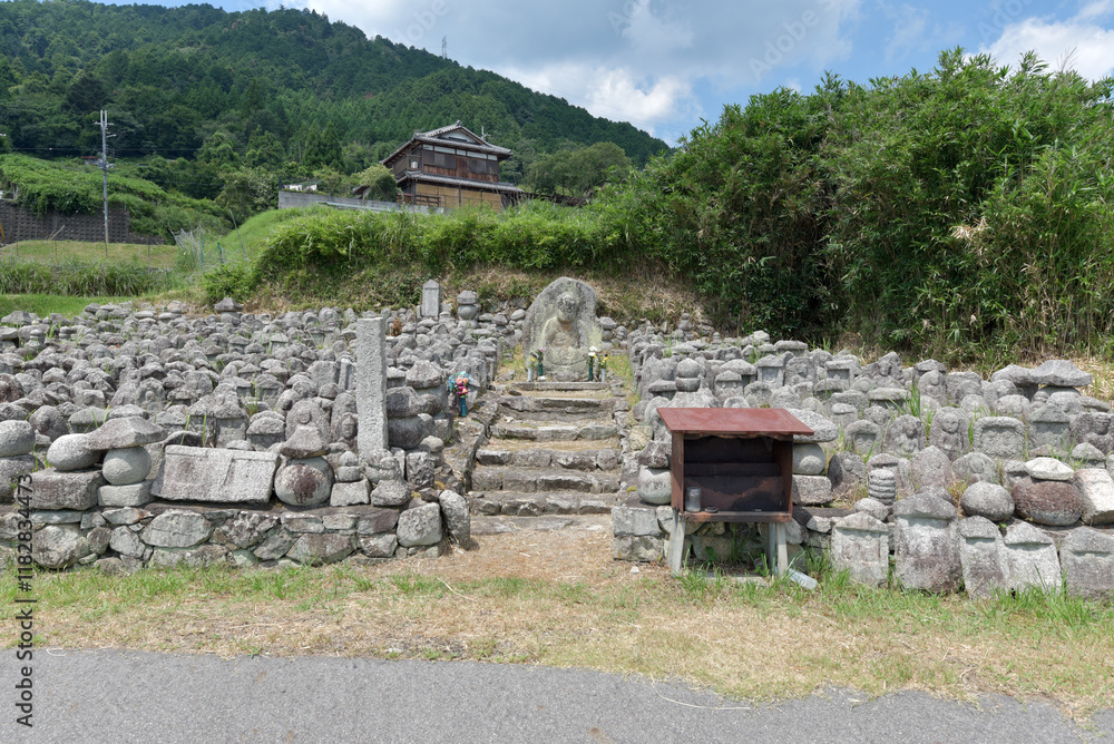 Obraz premium 八講堂千体地蔵 滋賀県大津市坂本