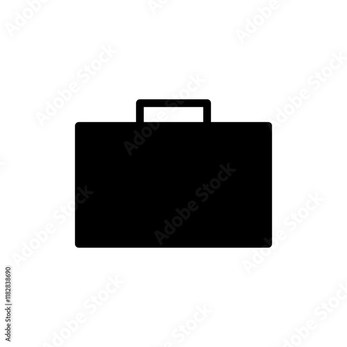 Briefcase icon vector illustration. suitcase sign and symbol. luggage symbol.