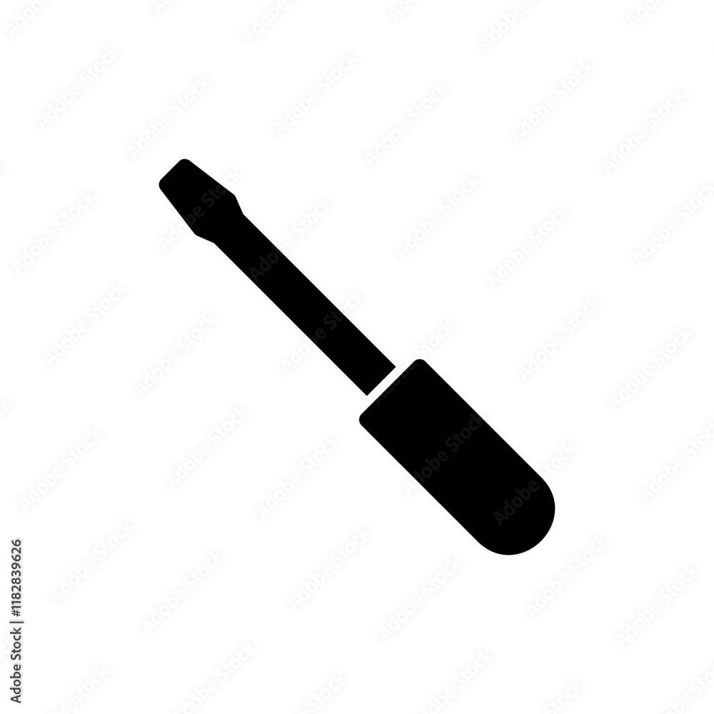 Screwdriver icon vector illustration. tools sign and symbol Screwdriver icon vector illustration. tools sign and symbol