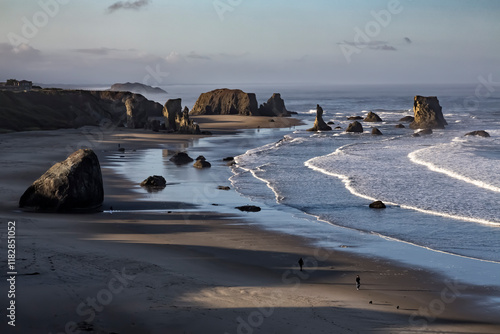 beach at sunrise