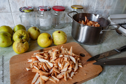 Quince jam photo