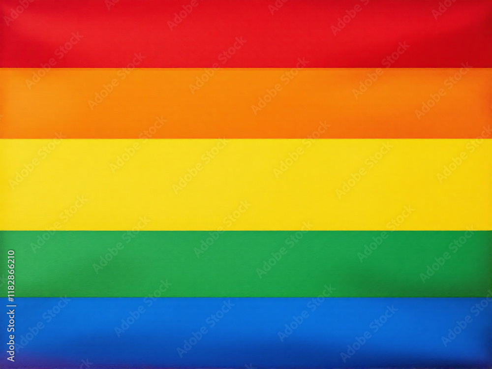 Rainbow flag symbolizing LGBTQ+ pride and diversity. Rainbow flag symbolizing LGBTQ+ pride and diversity.