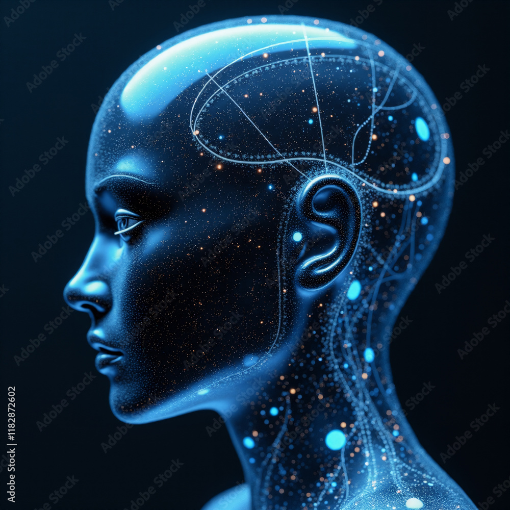 Obraz premium Technology concept background. Generative ai.