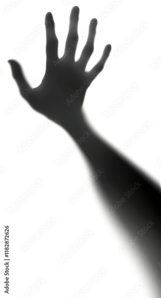 PNG Shadow of hand silhouette mysterious abstract. PNG Shadow of hand silhouette mysterious abstract.
