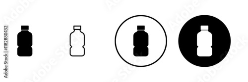 Bottle icon vector. bottle sign and symbol