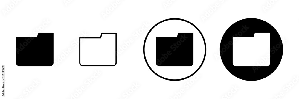 Folder icon vector. folder sign and symbol Folder icon vector. folder sign and symbol