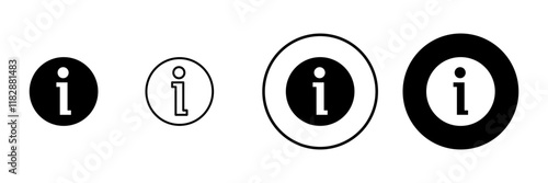 Information sign icon vector. about us sign and symbol. question mark icon