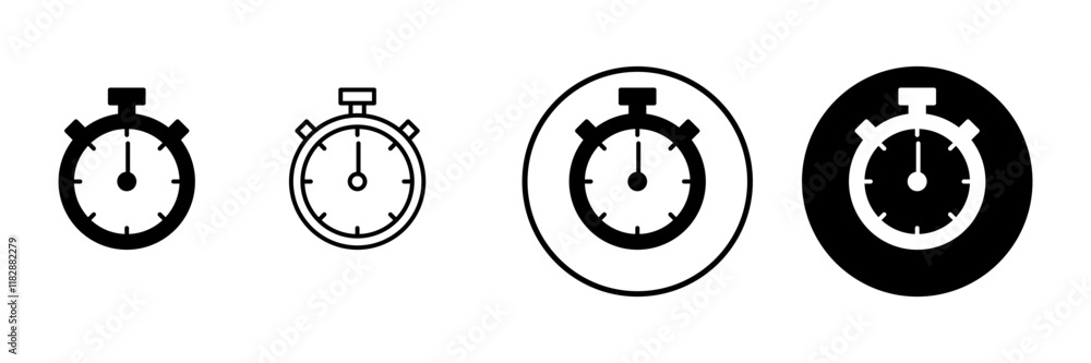Stopwatch icon vector. Timer sign and symbol. Countdown icon. Period of time Stopwatch icon vector. Timer sign and symbol. Countdown icon. Period of time