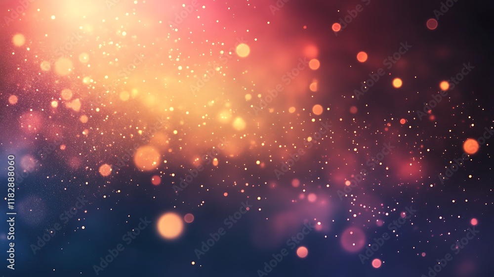 Abstract Background with Golden and Pink Lights Abstract Background with Golden and Pink Lights