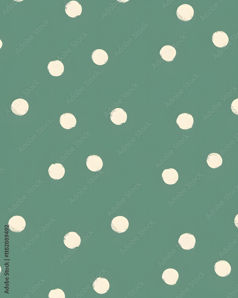 Teal Background with Off-White Circle Pattern Teal Background with Off-White Circle Pattern