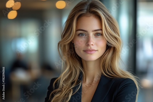 Wallpaper Mural confident Arabian Hispanic smiling businesswoman in modern office corporate portrait female leader Torontodigital.ca