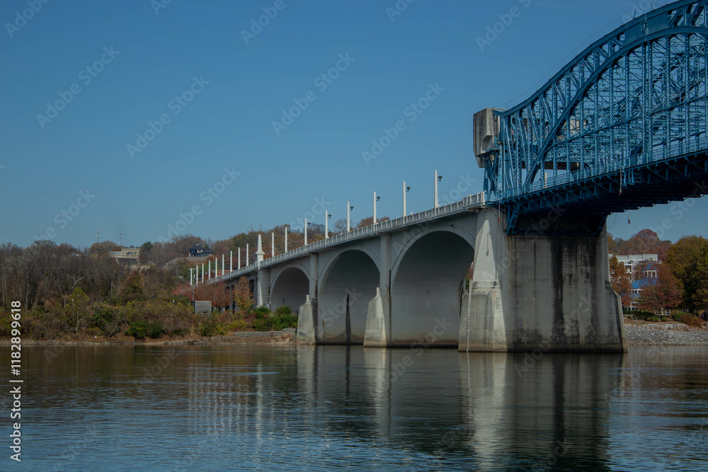 Obraz premium bridge over the river