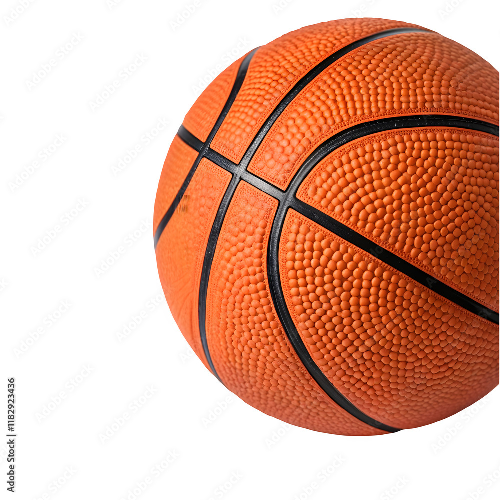 Fototapeta premium basketball ball isolated on white