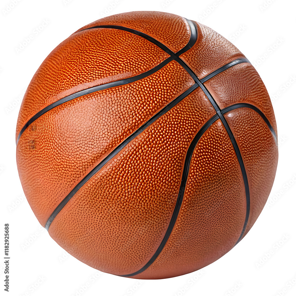 Fototapeta premium basketball ball isolated on white