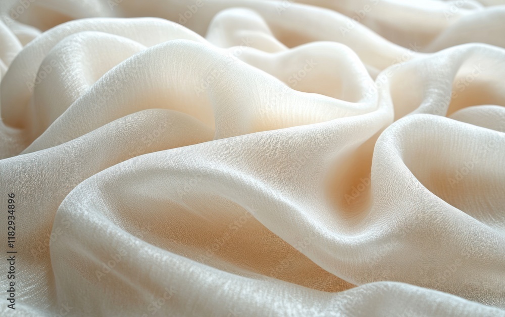 Twisted White Silk Scarf Top View Mockup Elegant Twill Fabric Lifestyle Photography Twisted White Silk Scarf Top View Mockup Elegant Twill Fabric Lifestyle Photography