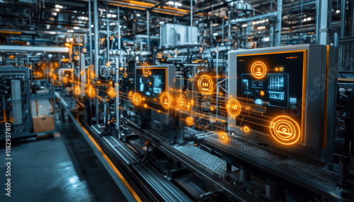 Optimized industrial plant with interconnected systems and technology