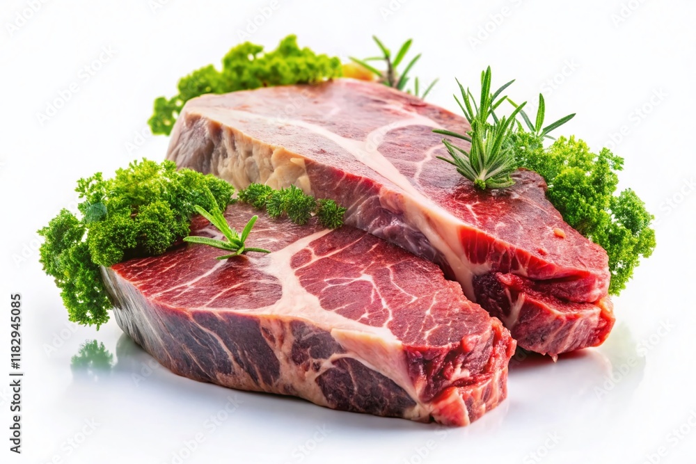 Fresh Raw Rib Eye Steaks Double Exposure Stock Photo - Gourmet Meat Fresh Raw Rib Eye Steaks Double Exposure Stock Photo - Gourmet Meat
