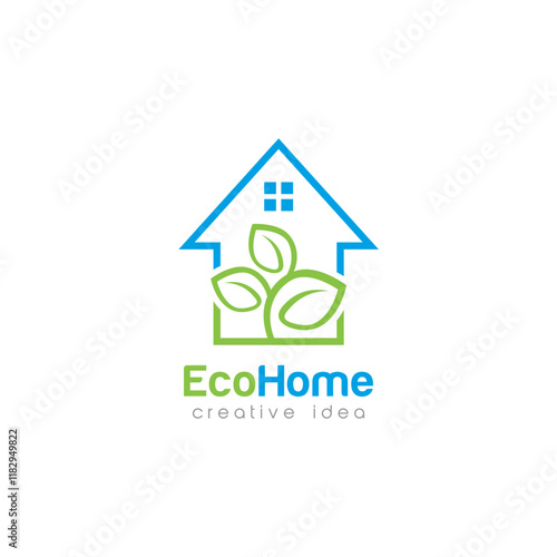 Free Download Creative Green House Concept Logo Design Template - GFXLoad