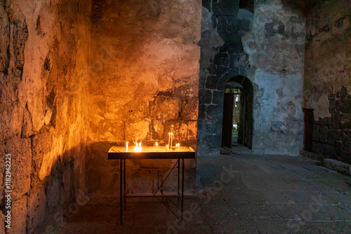 Armenia, Lori Province. Sanahin Monastery interior. photo