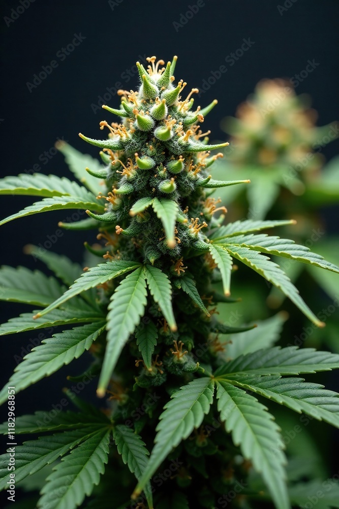 Cannabis flowers with unique shapes and sizes, botany, cannabis flowers Cannabis flowers with unique shapes and sizes, botany, cannabis flowers