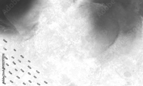 Ink-like background with splashes of Chinese brush style – This image represents tranquility, comfort, hope, and nirvana.