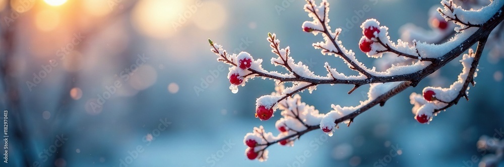 Frosty branches creak softly in winter breeze, branch, tree, tree Frosty branches creak softly in winter breeze, branch, tree, tree