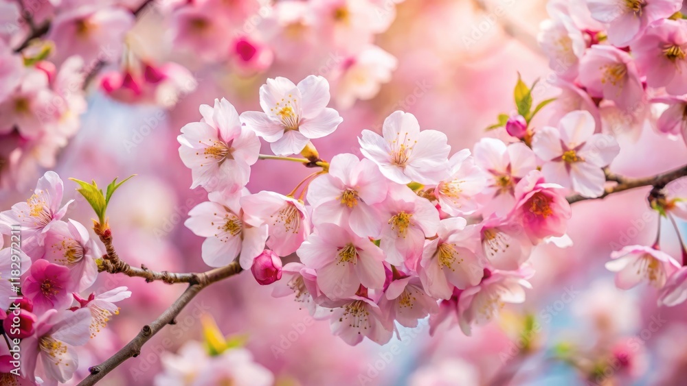 Stunning Cherry Blossom Photography: Vibrant Pink & White Spring Blooms, Perfect for Marketing & Branding Stunning Cherry Blossom Photography: Vibrant Pink & White Spring Blooms, Perfect for Marketing & Branding